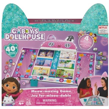 GABI'S CAT HOUSE УКРАШЕНИЕ ДОМА ДЛЯ КОШЕК НАСТОЛЬНАЯ ИГРА + 4 РУЧКИ 4+