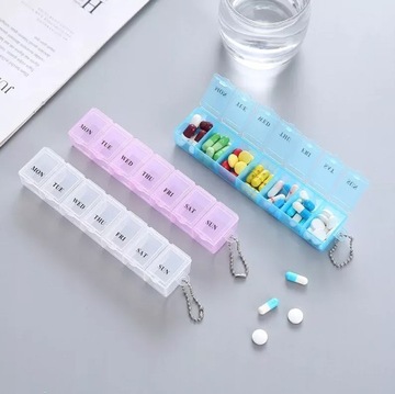 Еженедельный контейнер для лекарств, аптечка, ВИТАМИНЫ, ДОБАВКИ, ТАБЛЕТКИ