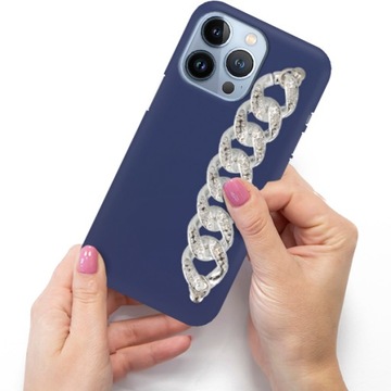 Etui Mat Granat Blink do IPHONE 13 PRO Łańcuszek
