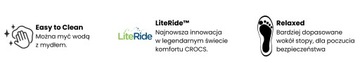 SPORTOWE BUTY MĘSKIE CROCS LITERIDE 360 PACER WYGODNE I PRZEWIEWNE r. 46/47