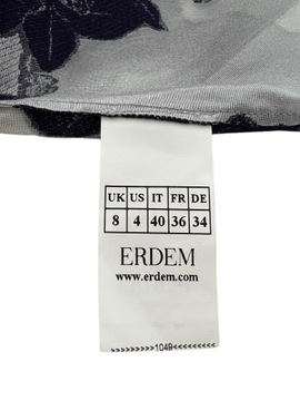 ERDEM элегантный топ с цветочным принтом