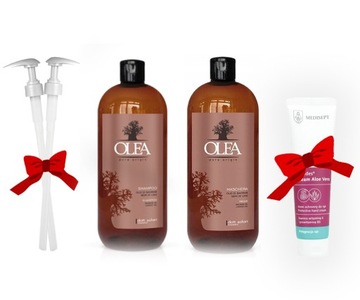 OLEA SZAMPON I MASKA Z BAOBABEM 2x1000ml + GRATIS