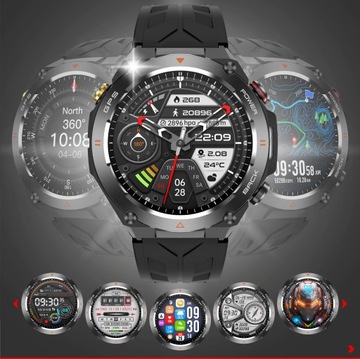 SMARTWATCH GPS часы 650MAH ЗВОНКИ БАРОМЕТР КОМПАС МОНИТОР АРТЕРИАЛЬНОГО ДАВЛЕНИЯ PL