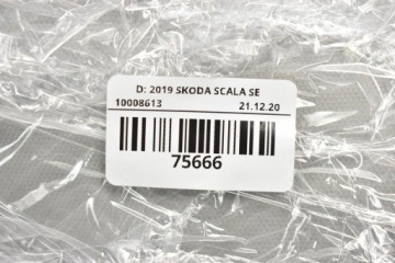 SKODA SCALA 2019 КРЫШКА СТОЙКИ ЛЕВАЯ ЗАДНЯЯ