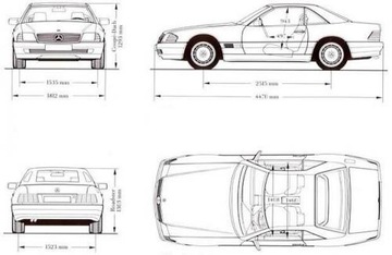 Mercedes R129 SL Moduł wycieraczek sterownik 0015427919