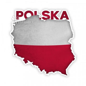 Naklejka POLSKA B21 naklejki na auto samochód
