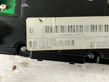 NISSAN NAVARA D40 FACELIFT PANEL AUTORÁDIO KLIMATIZACE 283955X00B