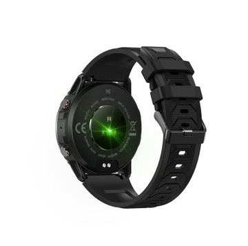 CZARNY SMARTWATCH ZEGAREK MĘSKI AMOLED ROZMOWY POMIARY SPORT WODOODPORNY PL