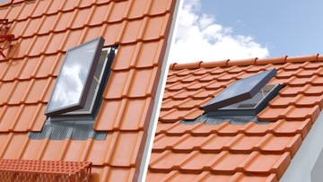 ДОСТУП К ДВОЙНОЙ СТЕКЛЯННОЙ КРЫШЕ, ROOFLITE 45x73 + ОТБОЙКА