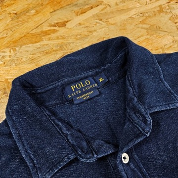 Koszulka Polo T-shirt RALPH LAUREN Casual Indygo Jeans Nowy Model Męska XL