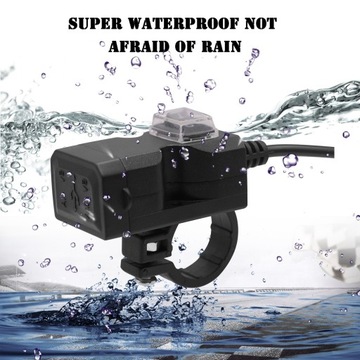 Блок питания для мотоцикла USB-зарядное устройство Водонепроницаемое