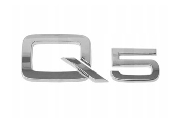 AUDI EMBLEMAT Q5 NAPIS ZNACZEK CHROM
