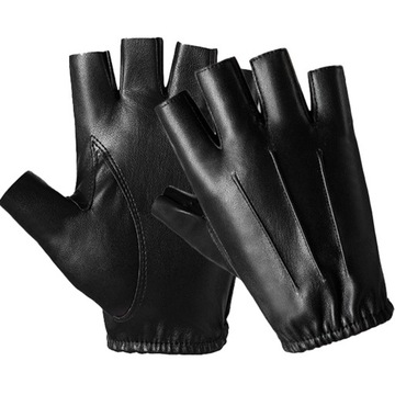 Damskie rękawiczki rowerowe Half Finger Pu
