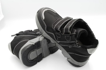 БОТИНКИ НА ВЕЛКРО + МОЛНИЯ CLIBEE, кожа, размер 36/23,8 см