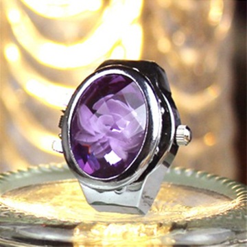 Creative anillos Finger Ring Watch Punk Mini