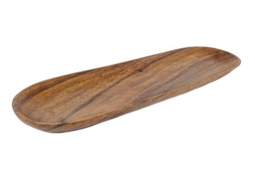 TACA TACKA PODSTAWKA z DREWNA EGZOTYCZNEGO 42 cm