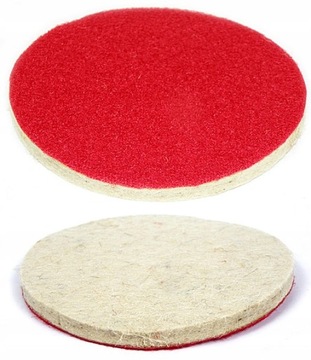 FILC POLERSKI NA RZEP 125 x 10 MM Krążek filcowy tarcza