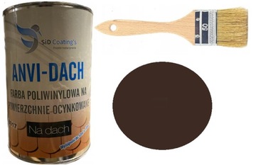 ANVI-DACH FARBA POLIWINYLOWA NA DACH RAL 8017 1L