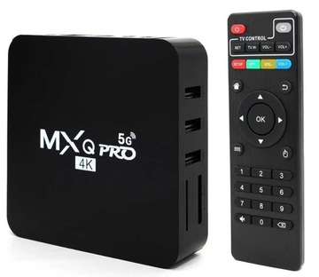 Smart TV BOX 16 ГБ MXQ PRO 4K 2+16 ГБ ANDROID 10.1 WiFi 5G