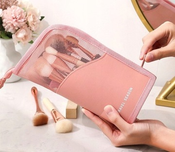 Дорожная косметичка ЧЕХОЛ, кисточки, мелки, органайзер