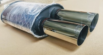 СПОРТИВНЫЙ ГЛУШИТЕЛЬ 2X76MM BASS DIESEL БЕНЗИНОВЫЙ