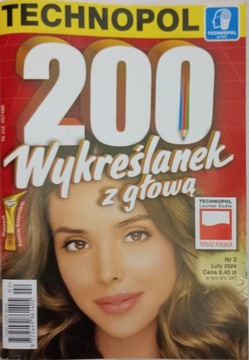 WYKREŚLANKI 200 WYKREŚLANEK z głową 2/2024