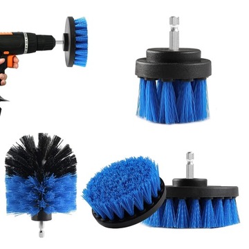 SZCZOTKI SPRZĄTAJĄCE NA WIERTARKĘ AKUMULATOROWEJ