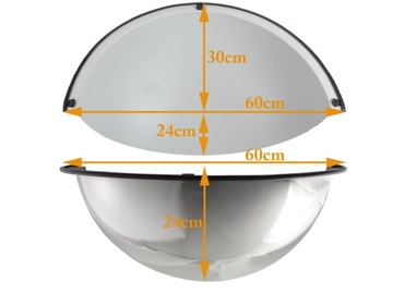 МАГАЗИН НАБЛЮДАТЕЛЬНОЕ ЗЕРКАЛО акрил 60см 1/4 шара