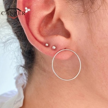 CANNER Маленький треугольный цветной циркон с резьбой CZ