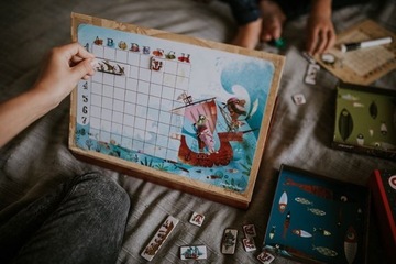 КОРАБЛИ МОРСКОЙ БОЙ МАГНИТНАЯ ИГРА JANOD