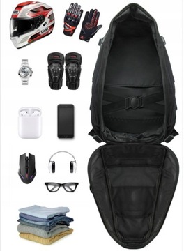 СУМКА ДЛЯ МОТОЦИКЛА ДЛЯ ЗАДНЕГО СИДЕНИЯ ДЛЯ ШЛЕМА 15л BSDDP