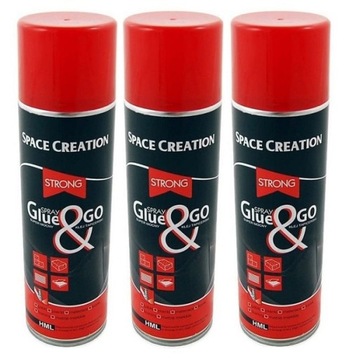 SpaceCreation Klej tapicerski Tkanina Gąbka Spray