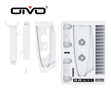 ОРГАНАЙЗЕР ЗАРЯДНАЯ СТАНЦИЯ ДЛЯ DualSense+PS5/PS5 SLIM 2023 ОХЛАЖДАЮЩИЙ ВЕНТИЛЯТОР