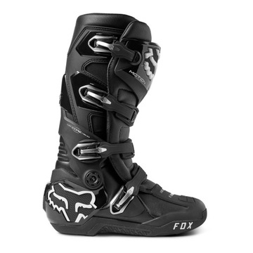 Мотоботы FOX MOTION BLACK для эндуро, черные, БЕСПЛАТНО