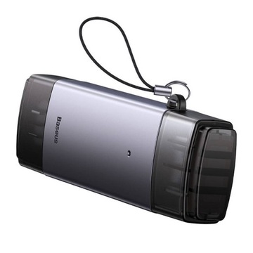 СЧИТЫВАТЕЛЬ КАРТ ПАМЯТИ BASEUS COMPACT SD/TF MAX. USB-АДАПТЕР USB-C емкостью 2 ТБ