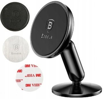 BASEUS MAGNETYCZNY UCHWYT SAMOCHODOWY DO TELEFONU NA KOKPIT REGULOWANY