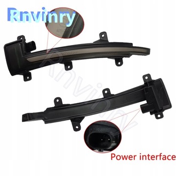 Светодиодный динамический указатель поворота Rnvinry для Audi TT TTS MK2 8J 2007-2014 TTRS