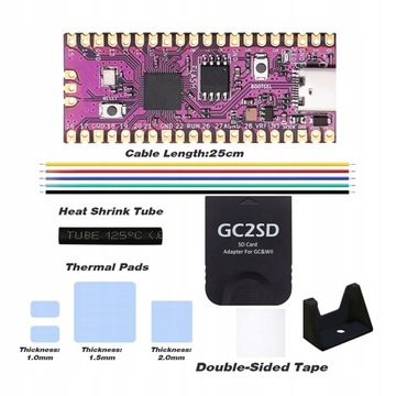 Для двухъядерной платы RasPi 264 КБ ARM Cortex M0