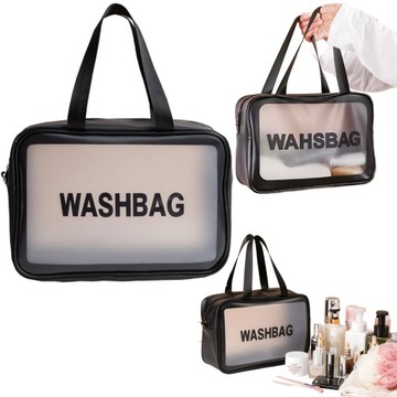 Kosmetyczka wodoodporna washbag pojemna podróżna turystyczna duży organizer