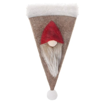 ЧЕХОЛ ДЛЯ СТОЛОВЫХ ПРИБОРОВ И ДЕКОР БУТЫЛОК 2 шт ГНОМ ГНОК