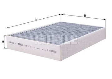 FILTR KABINA LAK 1137 KNECHT