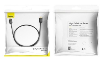 КАБЕЛЬ HDMI-HDMI 2.0 BASEUS 4K 60 Гц FULL HD ARC HDR 2 м 200 см