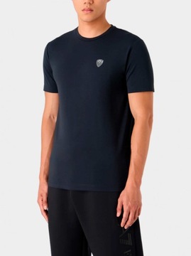 EMPORIO ARMANI EA7 efektowny męski t-shirt NIGHT BLUE NOWOŚĆ roz.XXXL