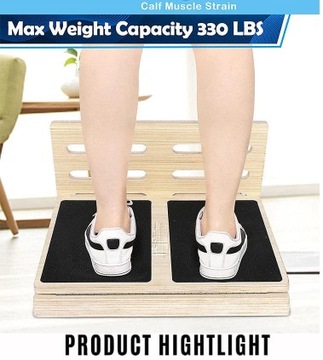 ПЛАТФОРМА SLANT BOARD ДЛЯ РАСТЯЖКИ МЫШЦ, ПРИСЕДАНИЙ, 4 УГЛА НАКЛОНА