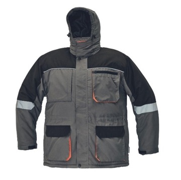 KURTKA ZIMOWA ROBOCZA PARKA CERVA EMERTON GREY 3XL
