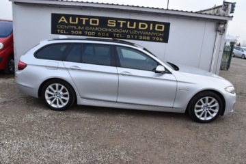 BMW Seria 5 F10-F11 Touring 520d 190KM 2014 BMW Seria 5 Head-Up Wirtual-Licznik NaviKameraSkoraPamiecPanoramaX Drive, zdjęcie 29