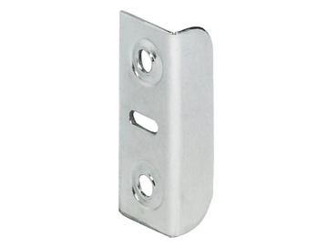 Замок двери прицепа Push-lock, матовый никель, двусторонний