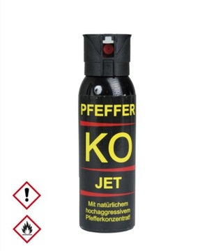 GAZ PIEPRZOWY OBRONNY KO JET ŻEL 100ml SKUTECZNY