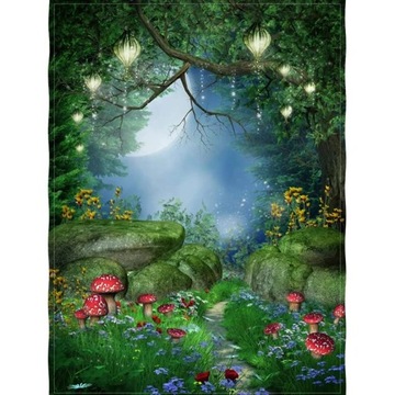 70x100cm-XS2DRAIMY Forest Colet, природное дерево, популярное у эльфов, выбрасываемое