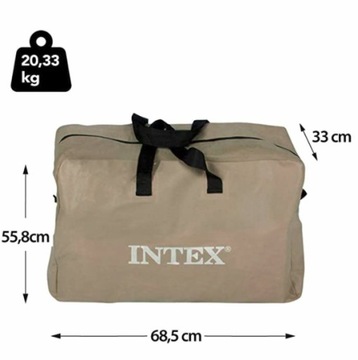 ТУРИСТИЧЕСКАЯ НАДУВНАЯ РЫБАЛКА POINTON INTEX ПВХ АЛЮМИНИЕВЫЕ ВЕСЛА 4 OS